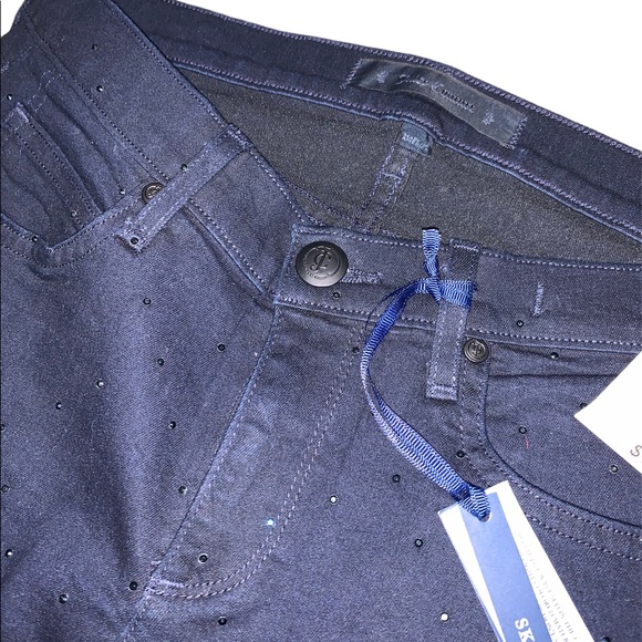 Juicy Couture ๐๐ท With Tags Sparkling Jeans Midnight Blue - Picture 4 of 6